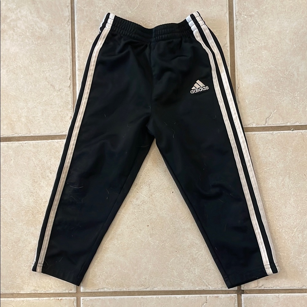 Adidas Kids Black Track Pants